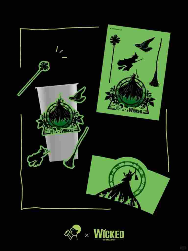 喜茶x《WICKED》联名限定，网友喊话“国内也该上新了！